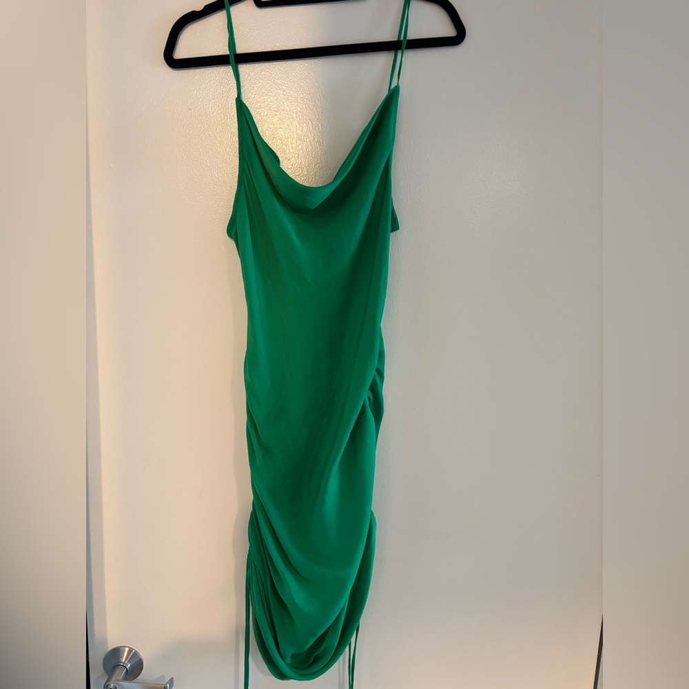 Free People Intimately Green Cowl Neck Mini Dress – Size L